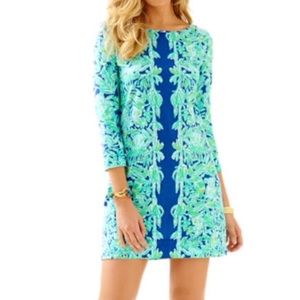 Lilly Pulitzer Marlowe Dress Poolside Blu Koala